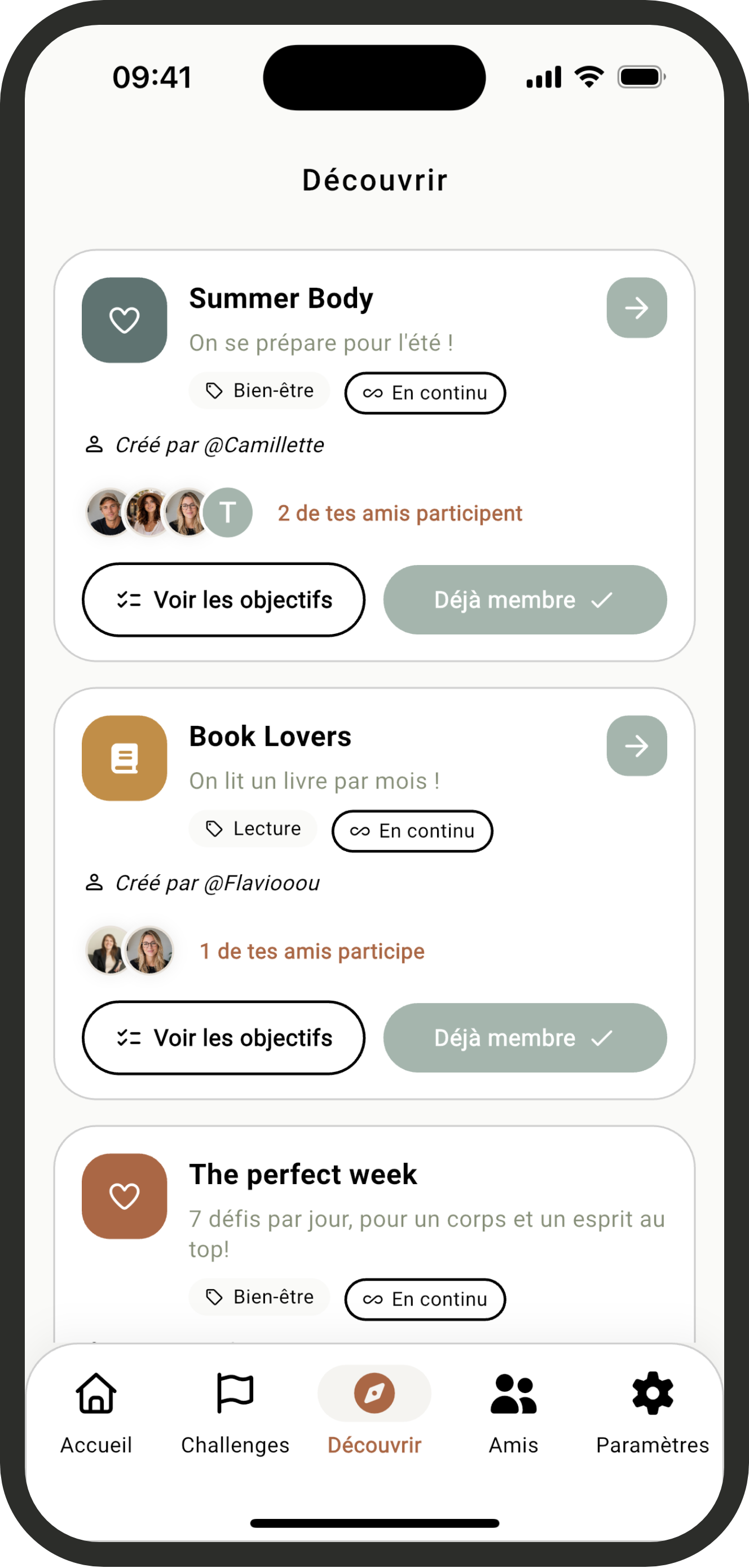 Challengiz — Découvrir